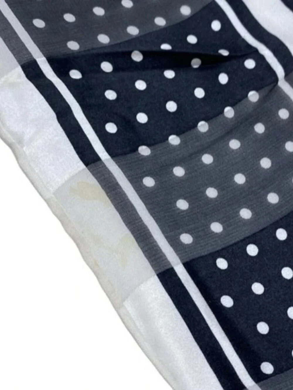 DIOR/ChristianDior - Black White Scarf